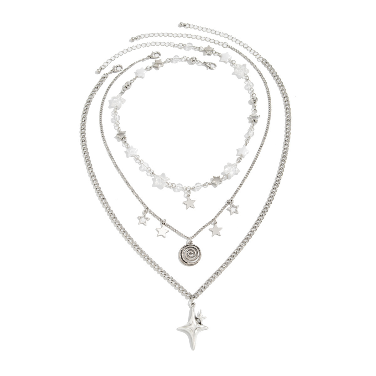 Mehrschichtige Stern-Anhänger- – Layered Pendant Necklace Aesthetic Bewertung und Preis