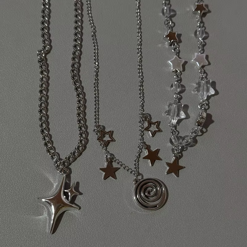 Mehrschichtige Stern-Anhänger- – Layered Pendant Necklace Aesthetic Bewertung und Preis