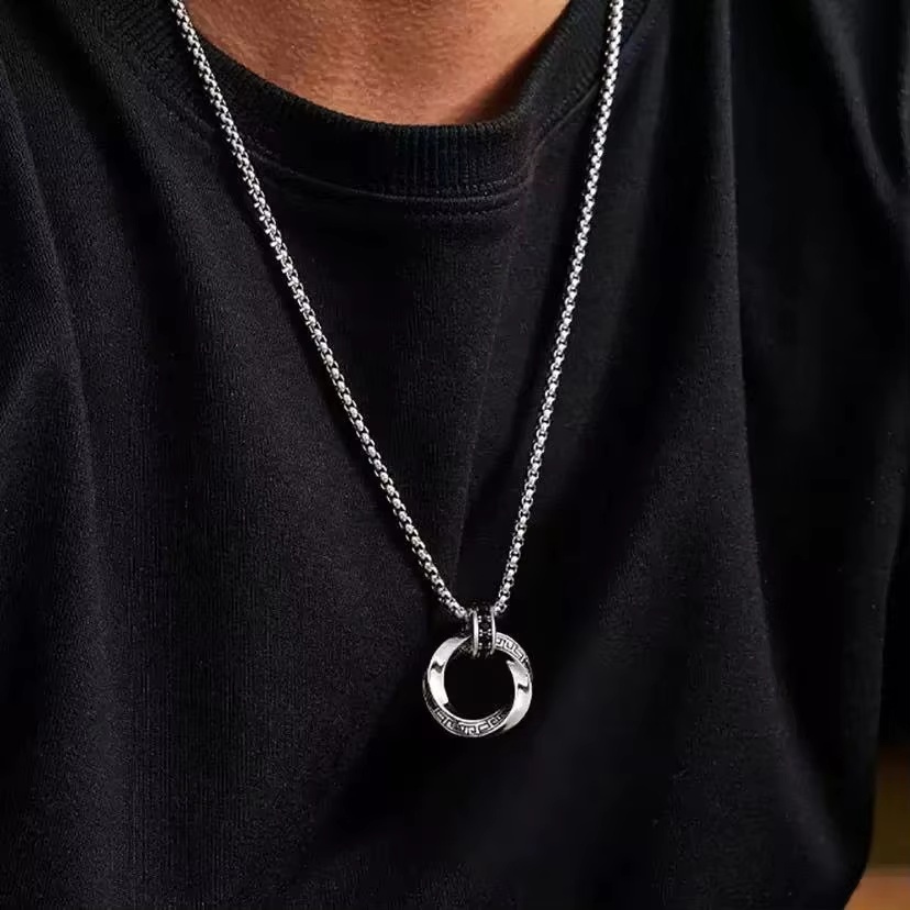 Neue 925 Sterling Silber Halsk – 925 Sterling Silver Chain Necklace Men Bewertung und Preis