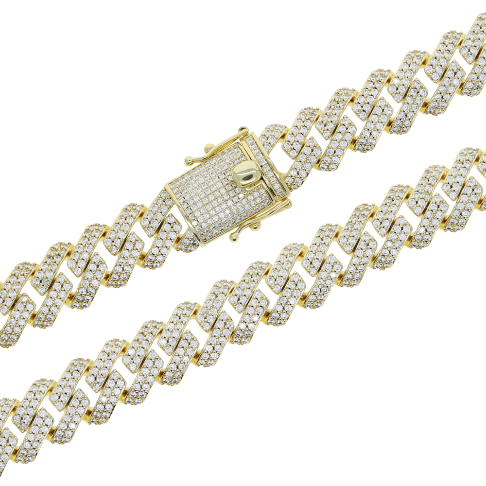 Parkplatz Cz Rechteck Fußkettc – Cuban Link Chain 12Mm Bewertung und Preis