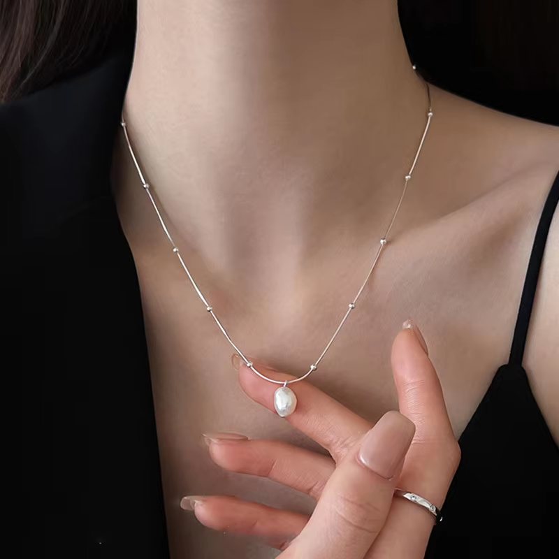 Halskette mit Süßwasserperlen- – Pearl Choker Necklace Vintage Bewertung und Preis