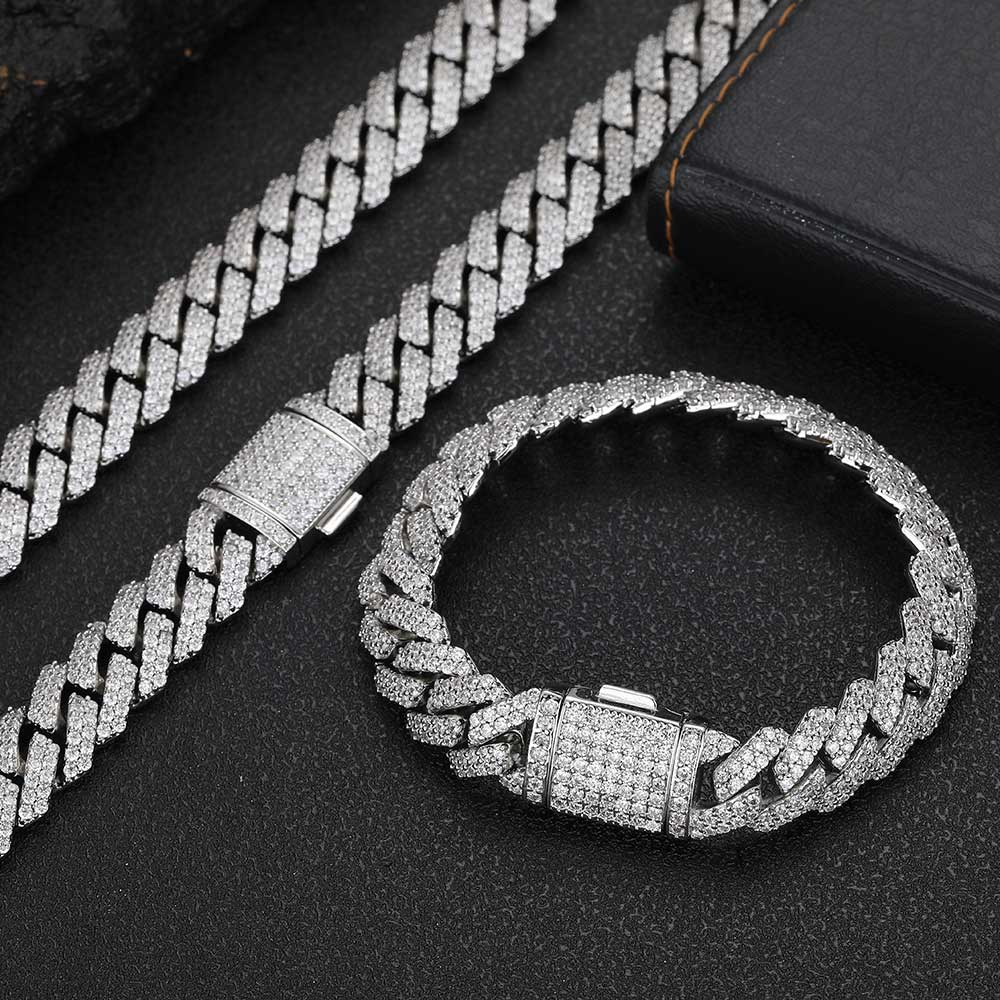 Hiphop NUOYA Hochwertige VVS M – Cuban Link Chain 12Mm Bewertung und Preis