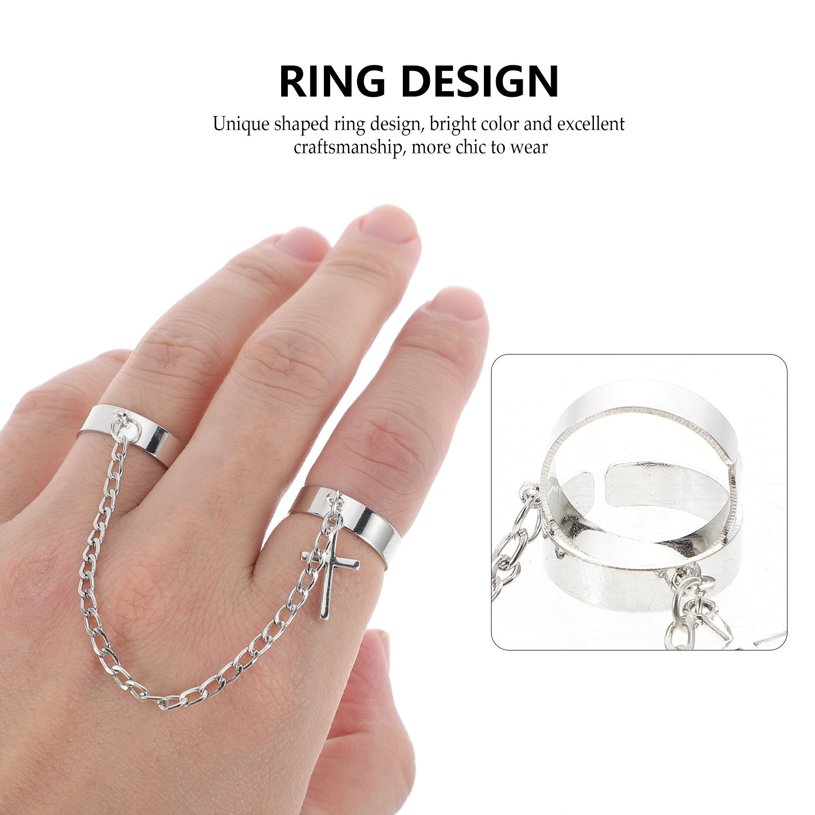 Vintage Gothic Kreuz-Knöchelri – Vintage Punk Knuckle Rings Set Bewertung und Preis