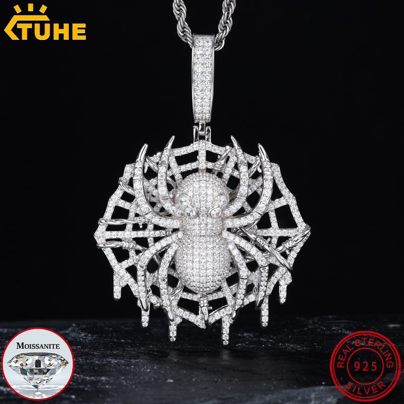 TUHE Hight Qualität VVS1 Moiss – 925 Sterling Silver Chain Necklace Men Bewertung und Preis