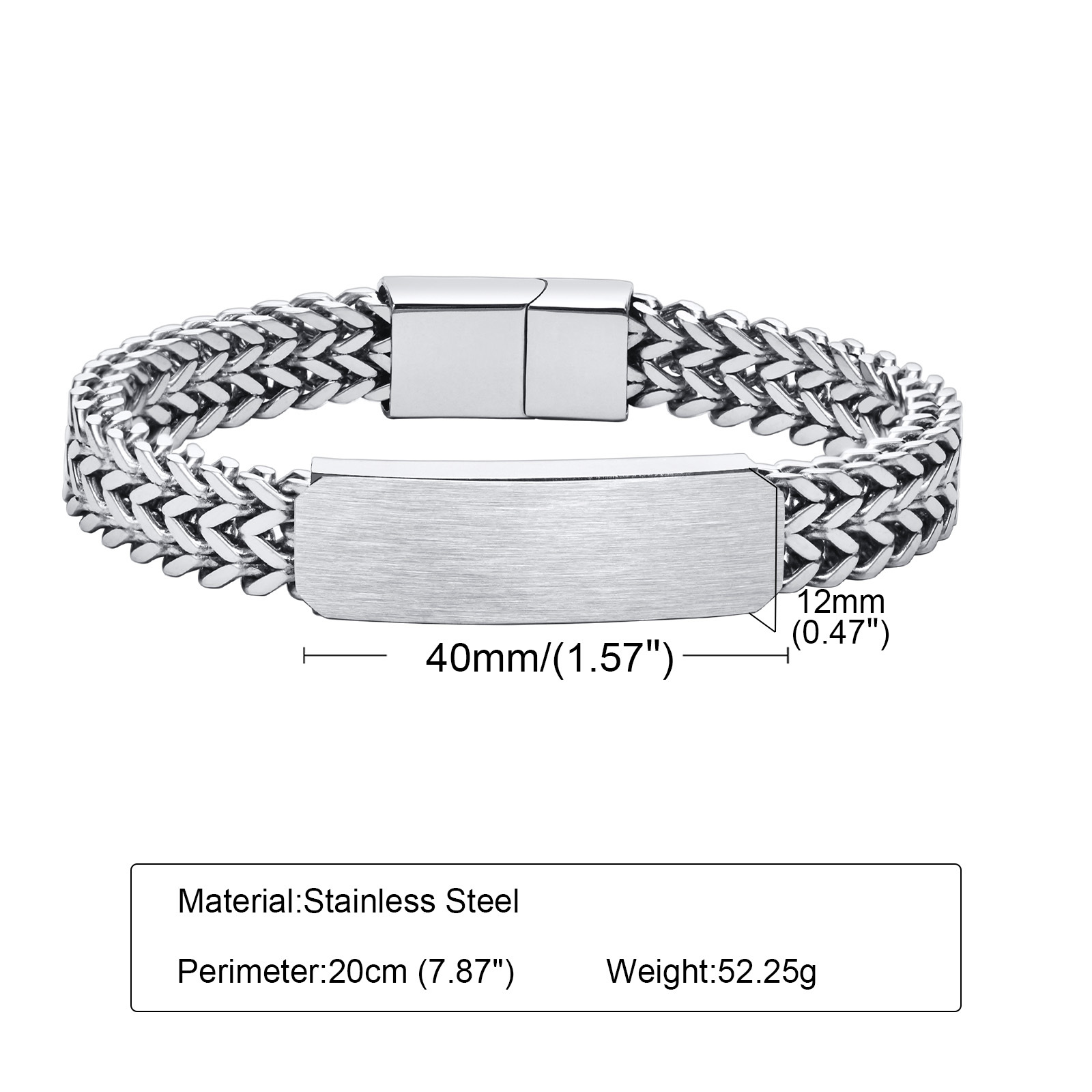 Vnox 12mm Armbänder für Männer – Cuban Link Chain 12Mm Bewertung und Preis