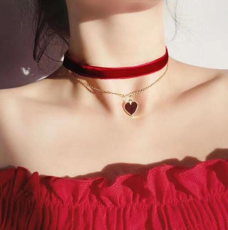Romantische doppellagige Halsb – Layered Pendant Necklace Aesthetic Bewertung und Preis